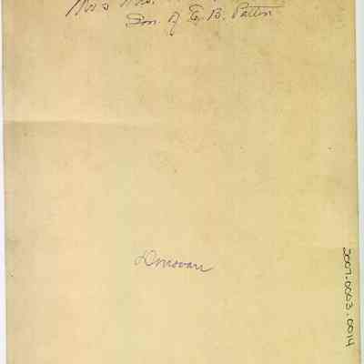 Back of Patton photo