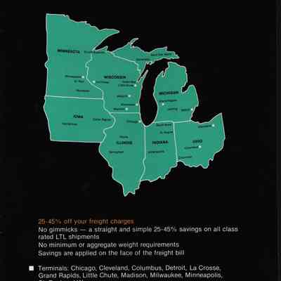 Brochure, Bird Trucking, Direct Line LTL Service