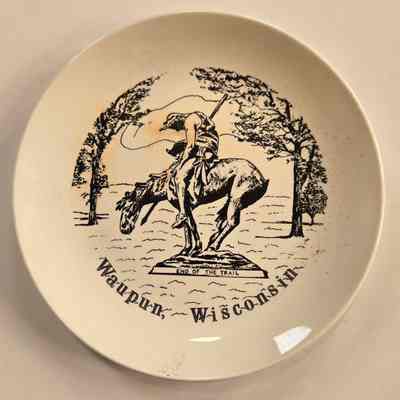 Plate, End of the Trail