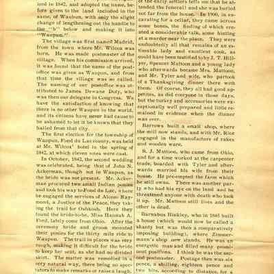 Page from Historical Sketch of Waupun