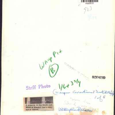 Info on back of photo.
