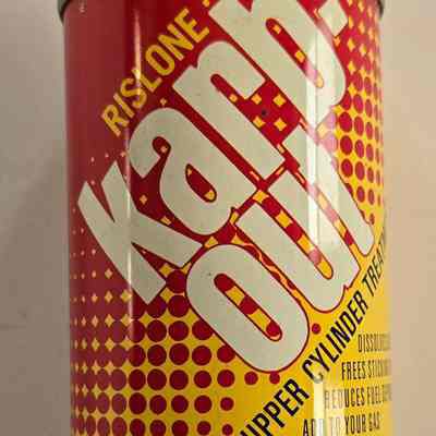 Can, Shaler, Rislone, Karb-Out, Upper Cylinder Treatment, 12 FL OZS