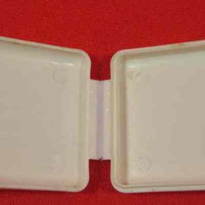 Inside pill box from Ben Franklin Pharmacy