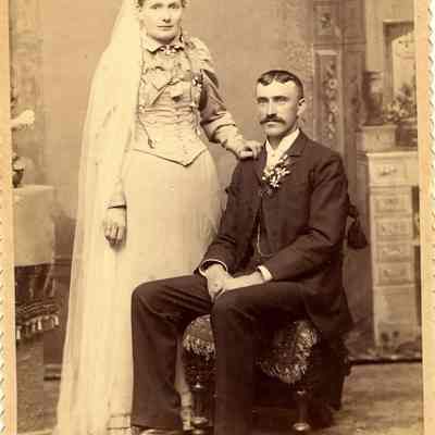 Cabinet Card, Johnson, Lovila, Father and Mother