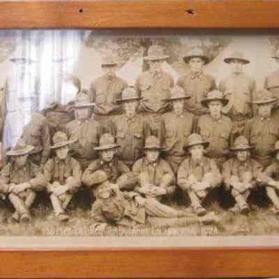 Black and white photo of 135th medical reg