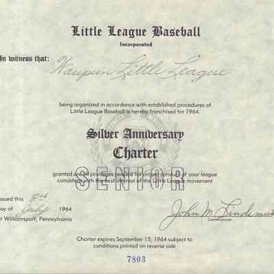 Charter, 1964 Little League