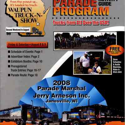Program, Truck-N-Show, 2008 Parade and Activity Guide