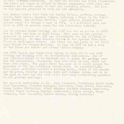 Historical Info on Welcome Wagon cont.'
