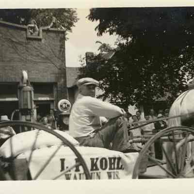 Photograph, Parade, L P Kohl, Wagon