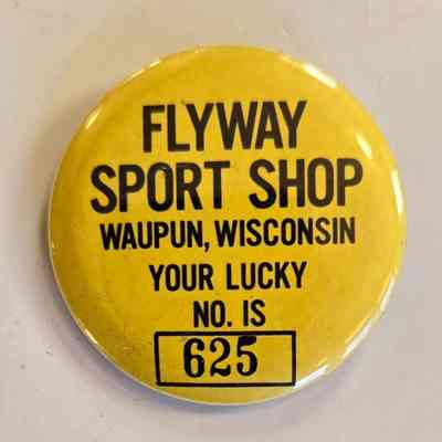 Button, Flyway Sports Shop