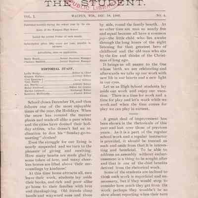 The Student vol1 #4