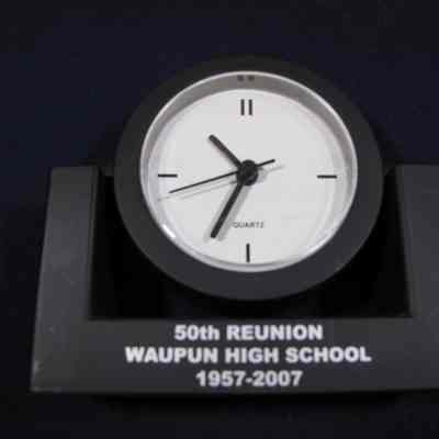 Clock, Waupun High School, 50th Reunion, 1957