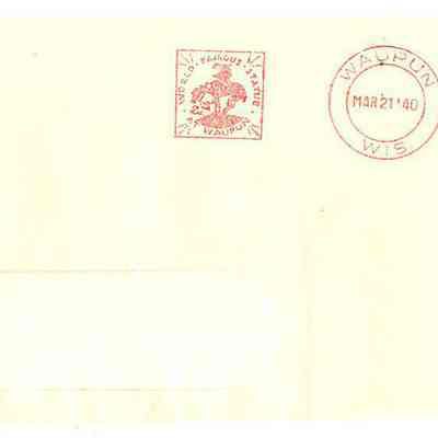 Shaler, Envelope from Shaler.