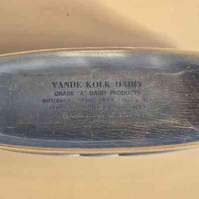 Butter Dish, Dairy, Vande Kolk Dairy, Plastic