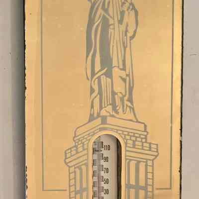 Thermometer, Peters Coal Company, Statue of Liberty
