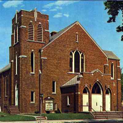 Postcard, Church, First Christian Reformed, #75609-B