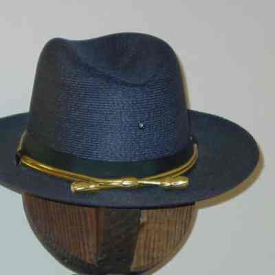 Hat, Corrections, Wisconsin State Prison, Gold Braid, Prison Guard Uniform