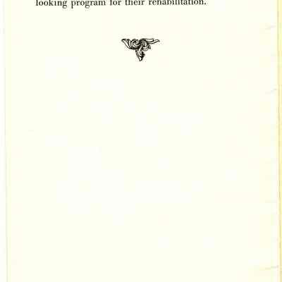 Visitor's booklet from the Prison.