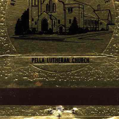 Matchbook, State Bank, Bella Lutheran Church