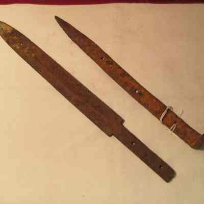WWI Debris, Bayonet Blades