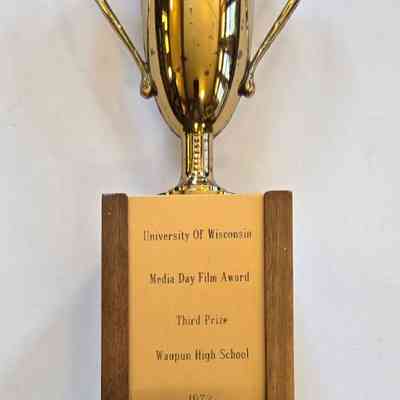 Trophy, University of Wisconsin 1972, Media Day Film Award, Third Prize