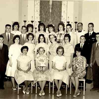 Photograph, Church, St. Joseph Catholic, 1962 Graduating Class