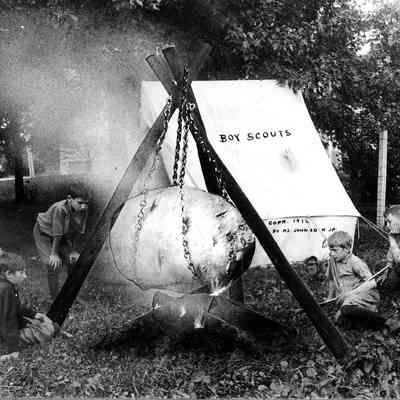 Boy Scouts, Photo by Alfred Stanley Johnson