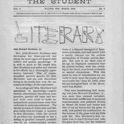 The Student vol 5 # 7 pg 109: Origformat: Other