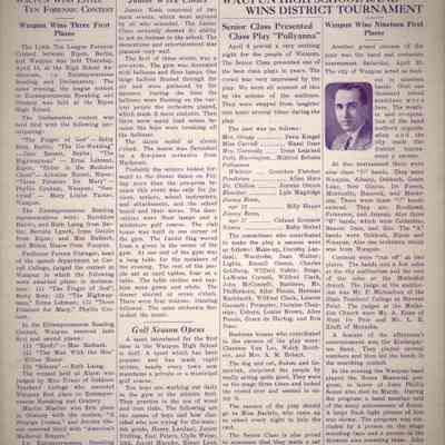 THE WAUBUNITE NEWS (April 29 1932) Waupun H.S newspaper