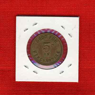 John Robbins bar token.