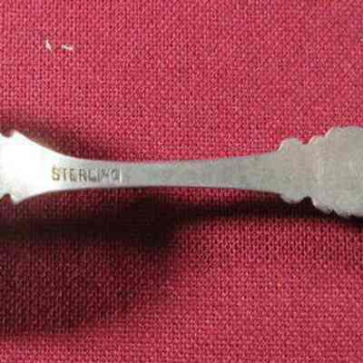 Back of spoon with the year 1906