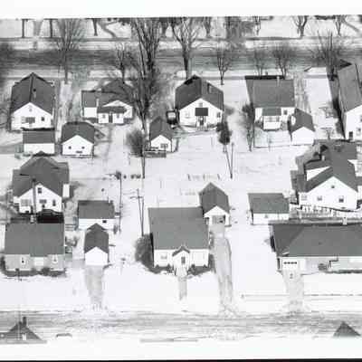Waupun 1950's aerial photos.