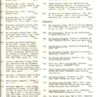       Owen's Rare Books Lists    P .18