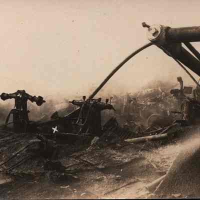 Postcard, Shaler Fire