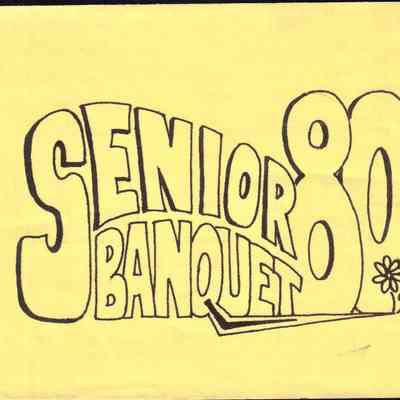 Waupun High School "Senior Banquet" (Apr 29 1980)