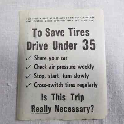 Back side of vehicle sticker