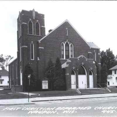 Postcard, Church, First Christian Reformed, #445-F