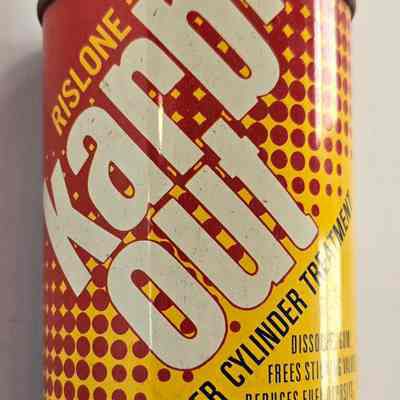 Can, Shaler, Rislone, Karb-Out, Upper Cylinder Treatment, 12 FL OZS