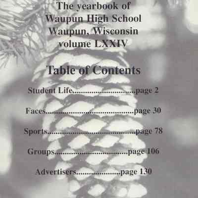 Waubun 1989 (Waupun H.S yearbook): Origformat: Other