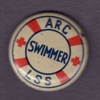 Boy Scouts, BSA, American Red Cross, Life Saving Service, Swimmer Pin