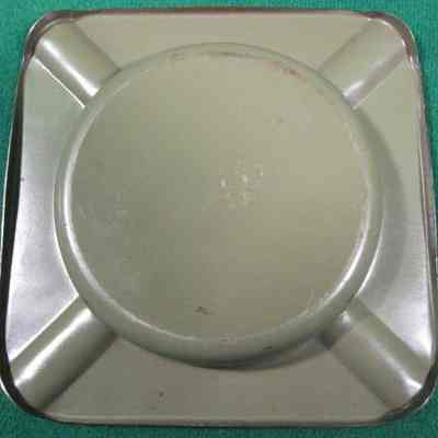 Bottom of ashtray.