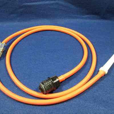 Syringe, tubing and connectors.