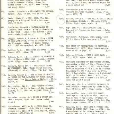       Owen's Rare Books Lists P.20