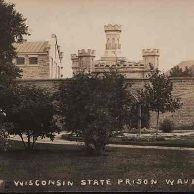 Postcard, Corrections, Wisconsin State Prison