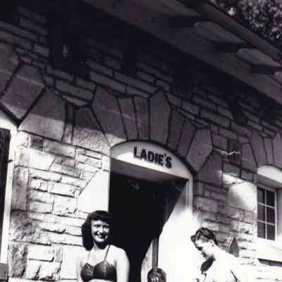 Photograph, Parks, Fond du Lac County Park, Ladies Dressingroom at County Park Pool