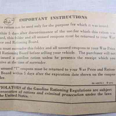 Back of ID folder with instructions