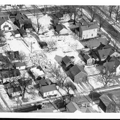 Waupun 1950's aerial photos.