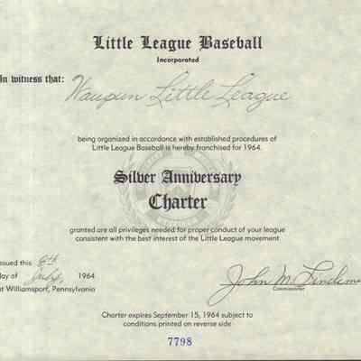 Charter, 1964 Little League