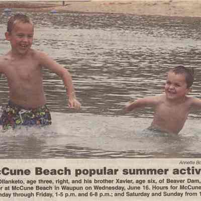 Boys At McCune Beach
