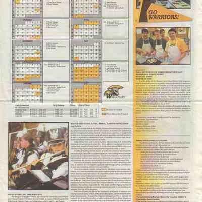 School News calendar